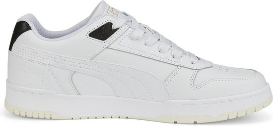 PUMA RBD -maat 38.5- Game Low Unisex Sneakers - Wit/Zwart/Goud