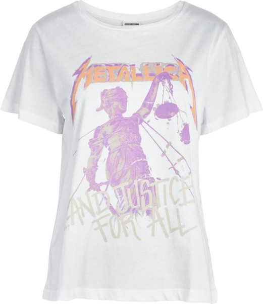 NOISY MAY - Maat L - NMNATE S/S METALLICA TOP JRS BG Dames T-shirt