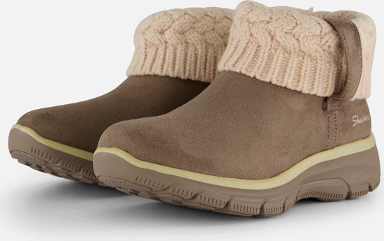 Skechers - Maat 37 Easy Going - Cozy Weather Dames Laarzen - Taupe