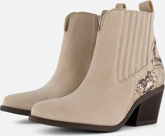 Gabor Cowboylaarzen - maat 40 - beige Suede - Dames