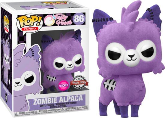 Funko Pop #86 Tasty Peach: Zombie Alpaca (Flocked) Special Edition