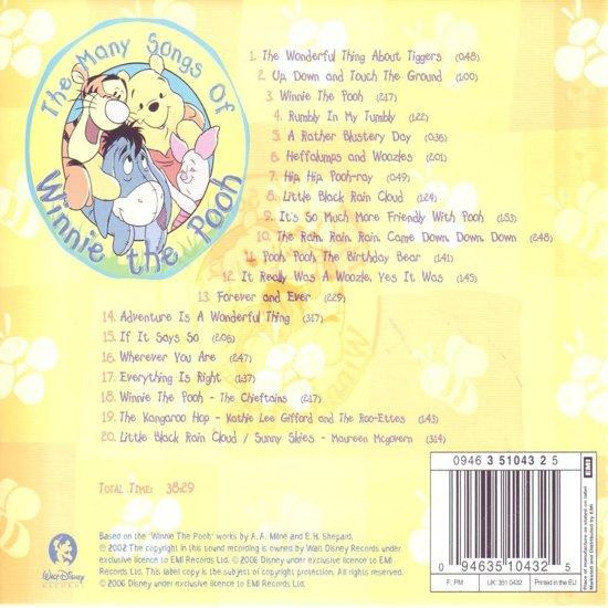 Many Songs Of Winnie The Pooh - CD