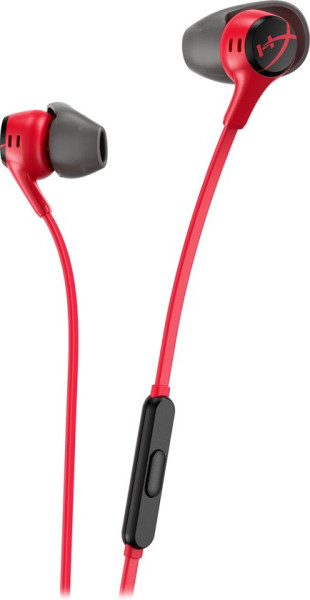 HyperX Cloud Earbuds II - Gaming Earbuds met Microfoon - Rood - PC/PlayStation/Xbox/Nintendo Switch/