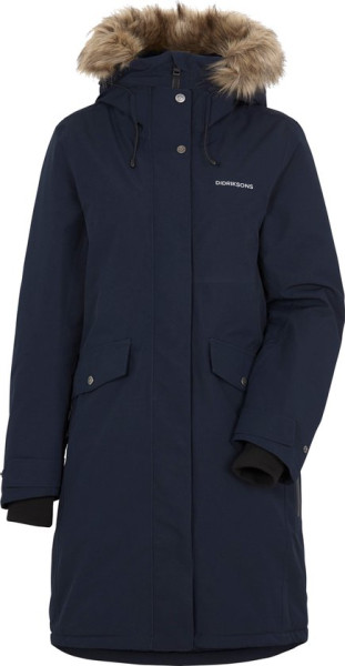 Didriksons Maat 42 ERIKA WNS PARKA 3 Dames Outdoorjas - Dark Night Blue