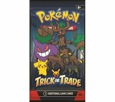 Pokémon TCG: Trick or Trade Booster Pack 2024 3 additional game cards