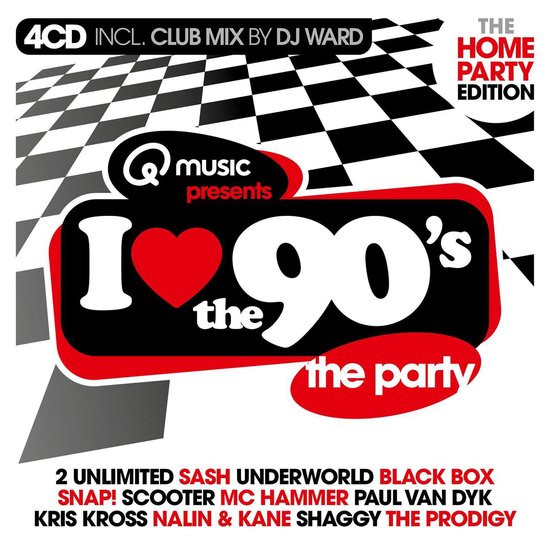 I Love The 90's - Home Party Edition (4CD)