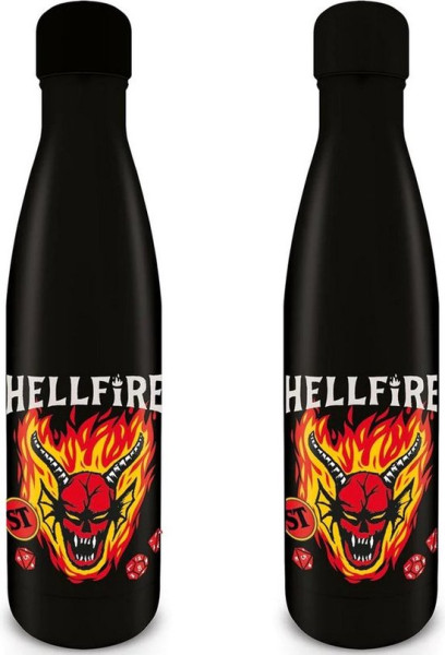 Pyramid Int. Stranger Things Metalen Waterfles-Hellfire Club (Diversen) Nieuw