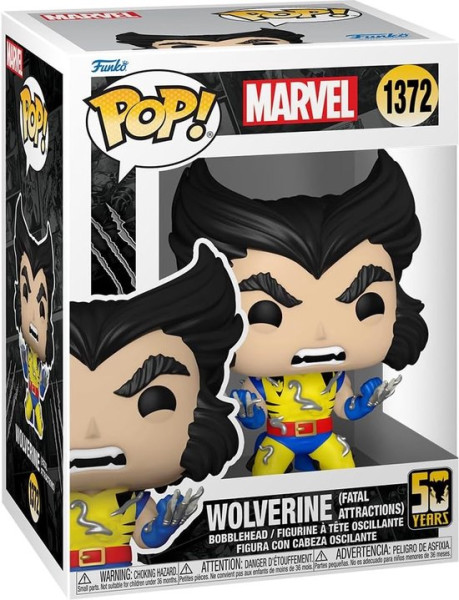 Funko Pop #1372 Pop Marvel: Wolverine 50th – Wolverine Fatal Attractions - Funko Pop