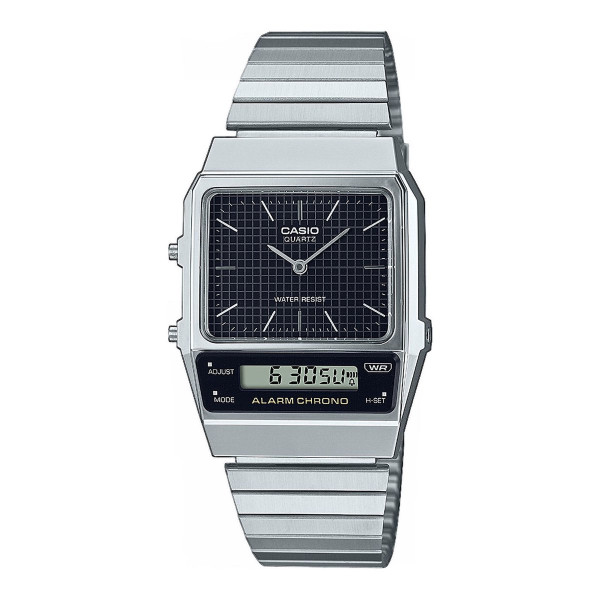 Casio Vintage AQ-800E-1AEF Unisex 32 mm - Zilverkleurig