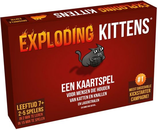 Exploding Kittens Originele Editie - Nederlandstalig Basis Kaartspel