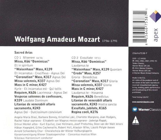 Mozart:Arias, Misere&Exssultate - Klassiek -Barbara Bonney CD