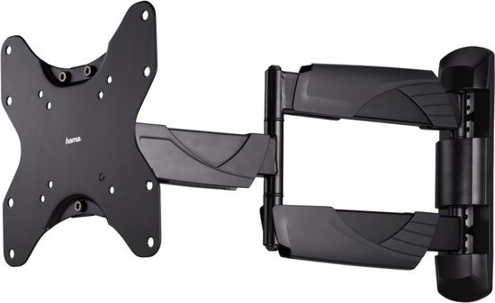 Hama FULLMOTION TV Wall Bracket, 3 Stars, 122 cm (48"), 2 arms, black