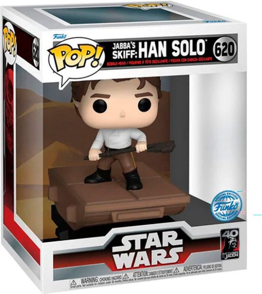 Funko Pop #620 Star Wars: Return of the Jedi - Han Solo on Jabba's Skiff Deluxe Build-A-Scene