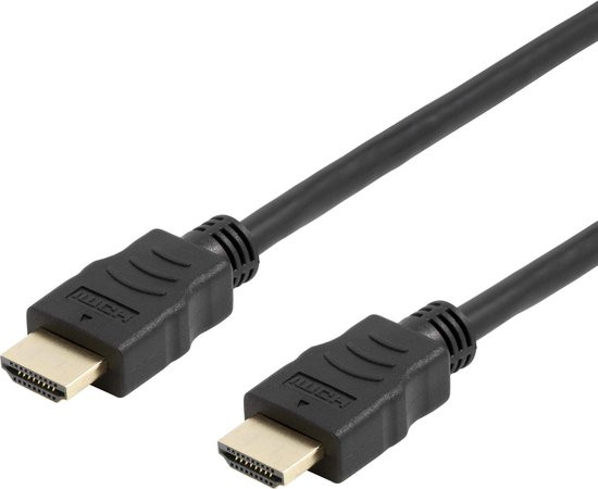 DELTACO HDMI-1030D-FLEX Flexibele HDMI-kabel, High Speed HDMI met Ethernet 4K, UltraHD bij 60 Hz, 3