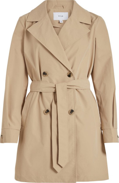 Vila MAAT 44 Mersin Trenchcoat Beige Vrouw