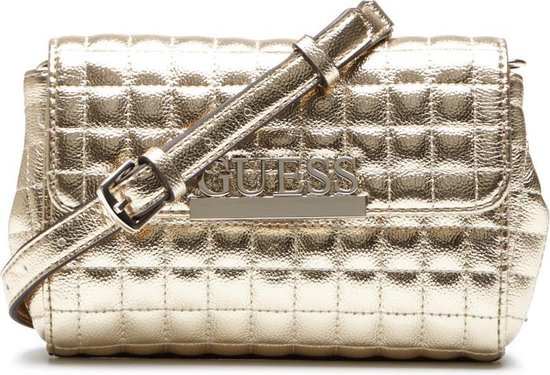 Guess - Matrix Cnvrtble Xbody Belt Bag - Goud - Vrouwen