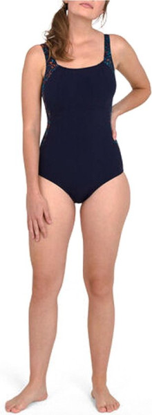 SCULPTURE Maat 48 LUNALUSTRE PRINT NAVY/ORANGE