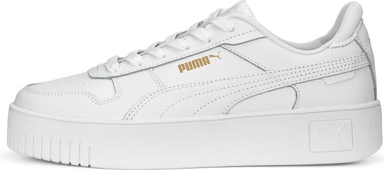 PUMA Carina Street - maat 41 - Dames Sneakers - Wit/Goud