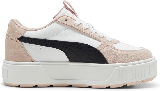 PUMA Karmen Rebelle SD -maat 39- Dames Sneakers - PUMA White-PUMA Black-Rose Quartz