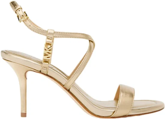 Michael Kors Veronica - maat 38 - Heeled Sandalen Dames - Pale Gold