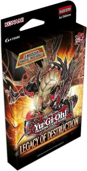 Yu-Gi-Oh! TCG - Legacy of Destruction Booster 3-Pack (Cardboard Tuckbox)