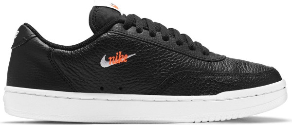 Nike Court Vintage Premium - Maat 39 - Dames Sneakers - Black/White-Total Orange