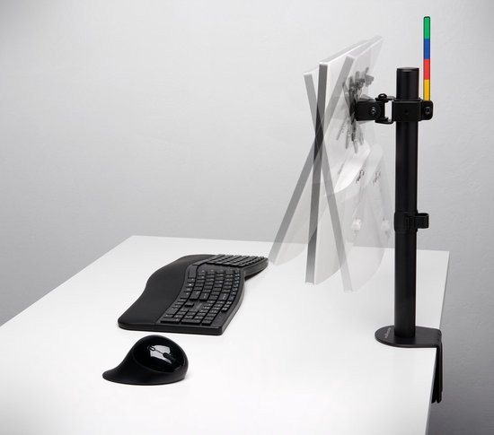 Kensington SmartFit® Space-Saving Single Monitor Arm - tot 34 inch - tot 8kg