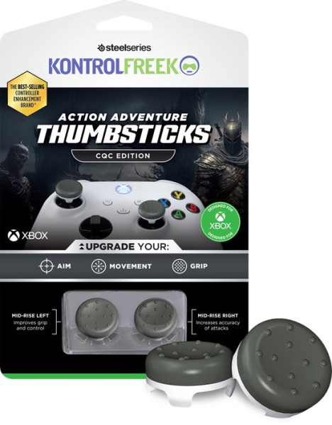 KontrolFreek Action CQC Thumbsticks - Grijs/Wit (Xbox)