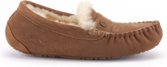 Warmbat Nowra - maat 38- Women Suede Dames Sloffen - Cognac