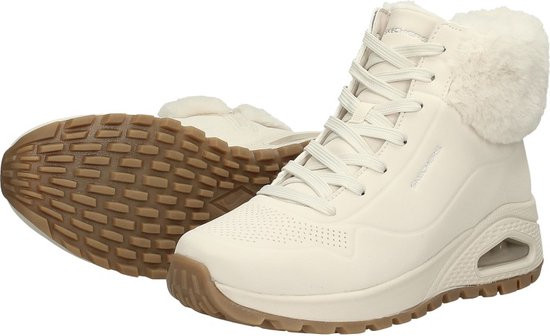 Skechers Uno Rugged - maat 41 - Fall Air Dames Laarzen - Crème