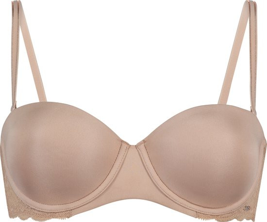 Hunkemöller - Maat B80 - Voorgevormde BH Angie balcony fit - beige