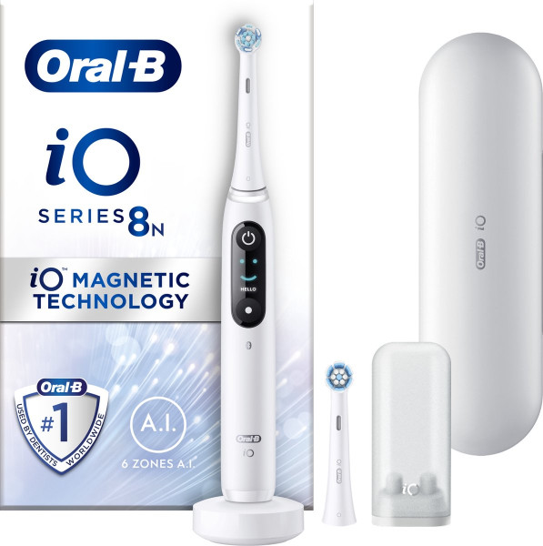 Oral-B iO 8N - Elektrische Tandenborstel - Wit