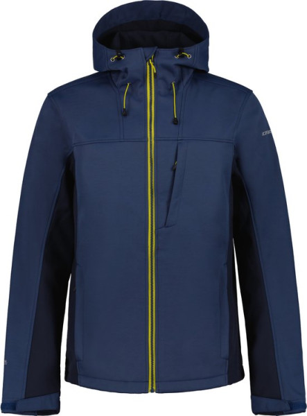 ICEPEAK - maat 54 - BAZINE Softshelljack Heren-Dark Blue