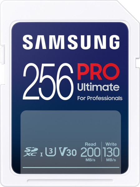 Samsung PRO Ultimate - SD Kaart - Geheugenkaart Camera - 200 & 130 MB/s - 256 GB