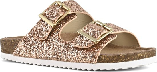 Colors of California - maat 40 - Sandalen goud glitter - Dames