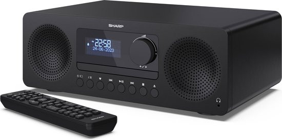 Sharp XL-B720D (BK) Tokyo alles-in-één Hi-Fi geluidssysteem met DAB+