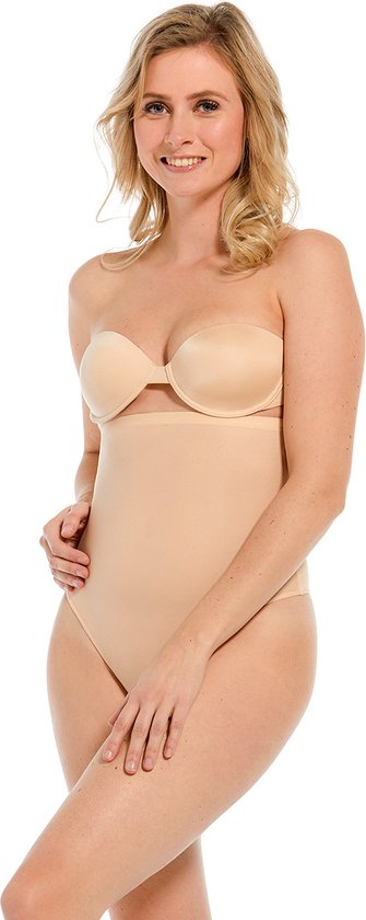 Magic bodyfashion Ultra Thin Power Thong Latte Dames - Maat L