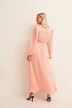 NA-KD - MAAT 38 - Balloon Sleeve Structured Maxi Dress Dames Jurk