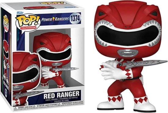 Funko Pop #1374 Pop Television: Power Rangers - Red Ranger - Funko Pop