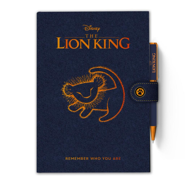 LION KING - Premium Notebook + Pen - Size A5