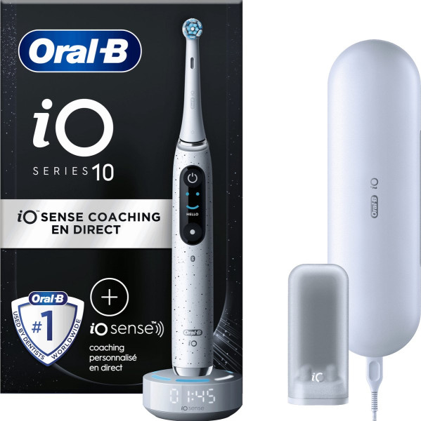 Oral-B iO 10 - White - Elektrische Tandenborstel - Ontworpen Door Braun