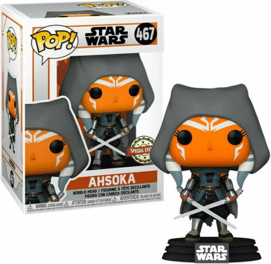 Funko Pop #467 The Mandalorian - POP N° 467 - Ahsoka Hooded