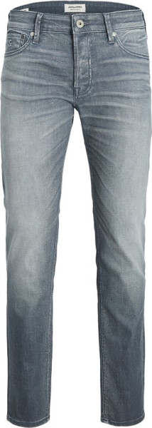 JACK & JONES - Maat: 28/32 - Tim Oliver Jos regular fit - heren jeans - grijs denim