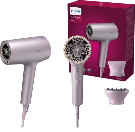 Philips Series 7000 BHD723/10 - Föhn met diffuser - Haardroger - Roze