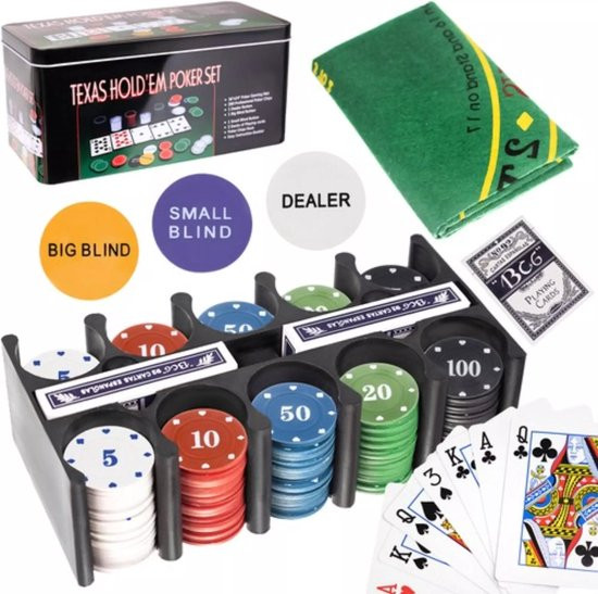 Complete Pokerset 200 Chips - Casino-ervaring Thuis