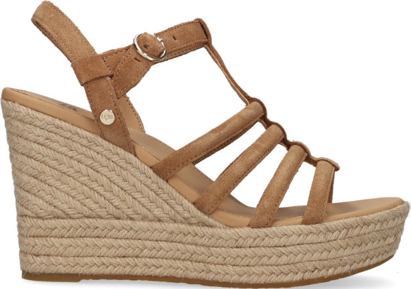 UGG - maat 41- W Cressida Sandalen - Met Sleehak - Dames - Camel