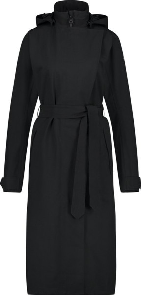 AGU Maat XXL Trench Coat Long Regenjas Urban Outdoor Dames - Zwart