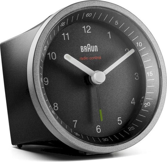 Braun BC 07 SB-DCF Draadloze wekker zilver-zwart (445804)