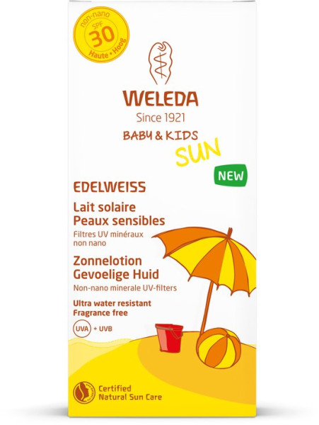 Weleda Edelweiss Zonnelotion Gevoelige Huid SPF30