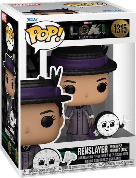 Funko Pop #1315 - Funko Renslayer met Miss Minutes - Loki Season 2 Figuur - 9cm